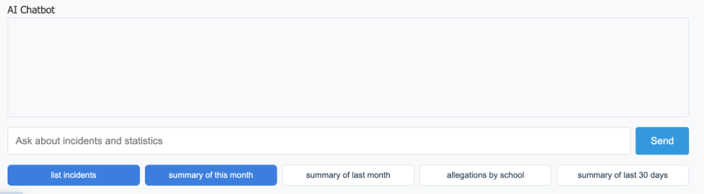 AI Chatbot Interface
